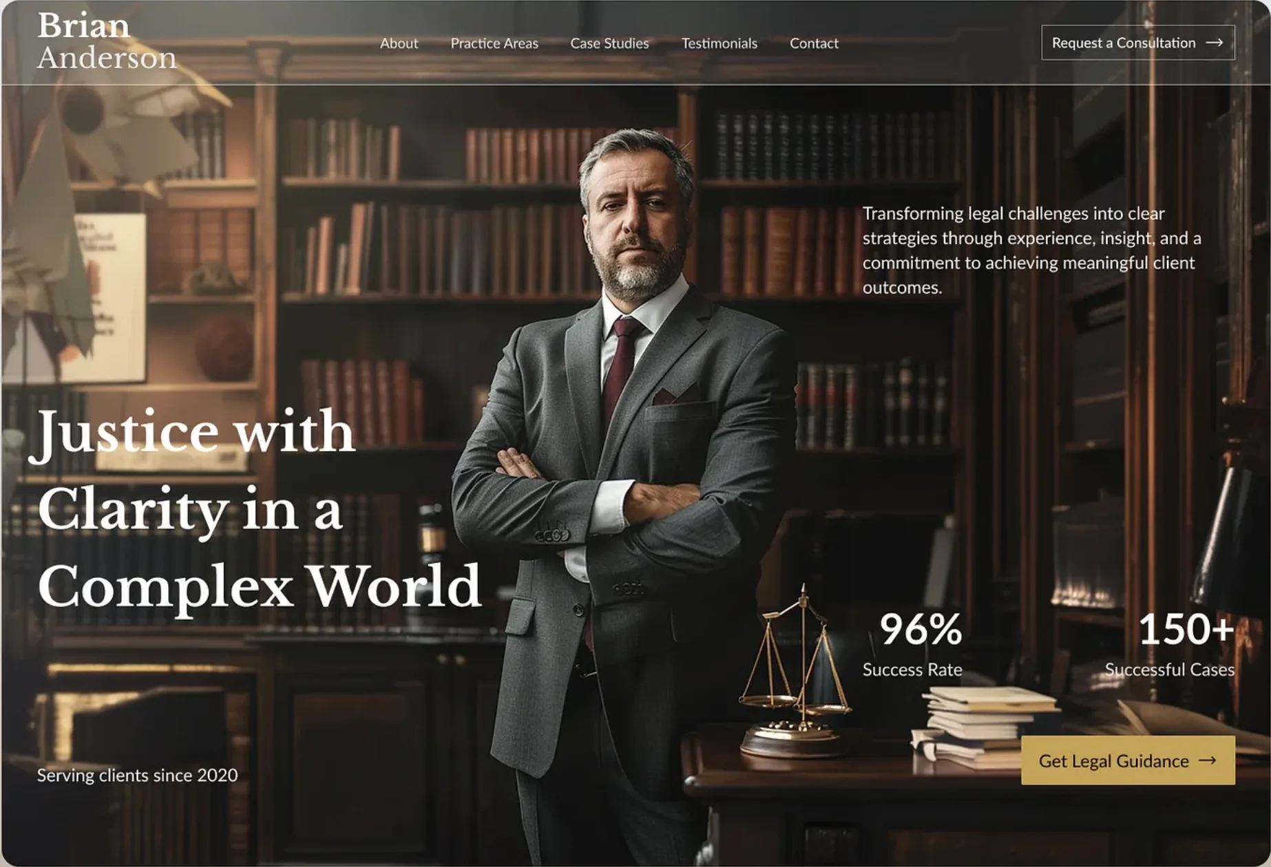Brian Anderson — law firm website