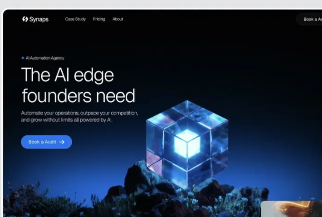 Synaps — AI automation agency website